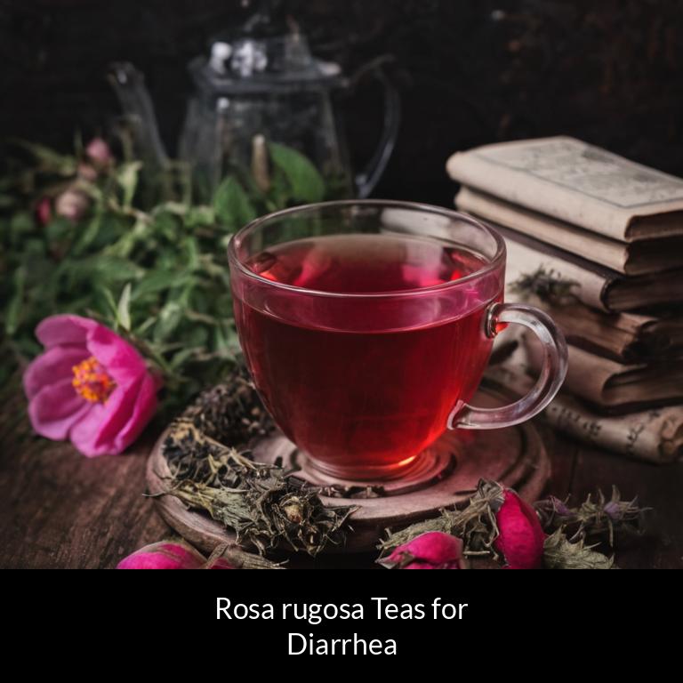 herbal teas for diarrhea rosa rugosa herbs