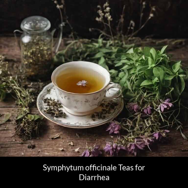 herbal teas for diarrhea symphytum officinale herbs