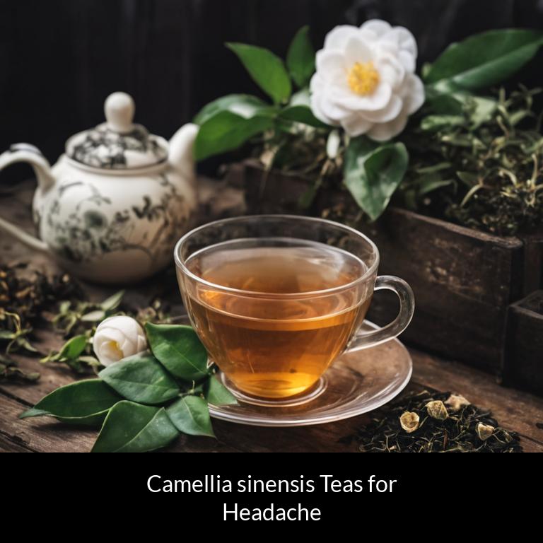 herbal teas for headache camellia sinensis herbs