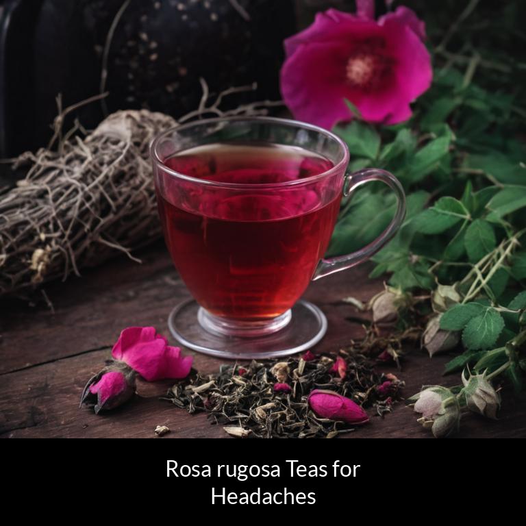 herbal teas for headache rosa rugosa herbs