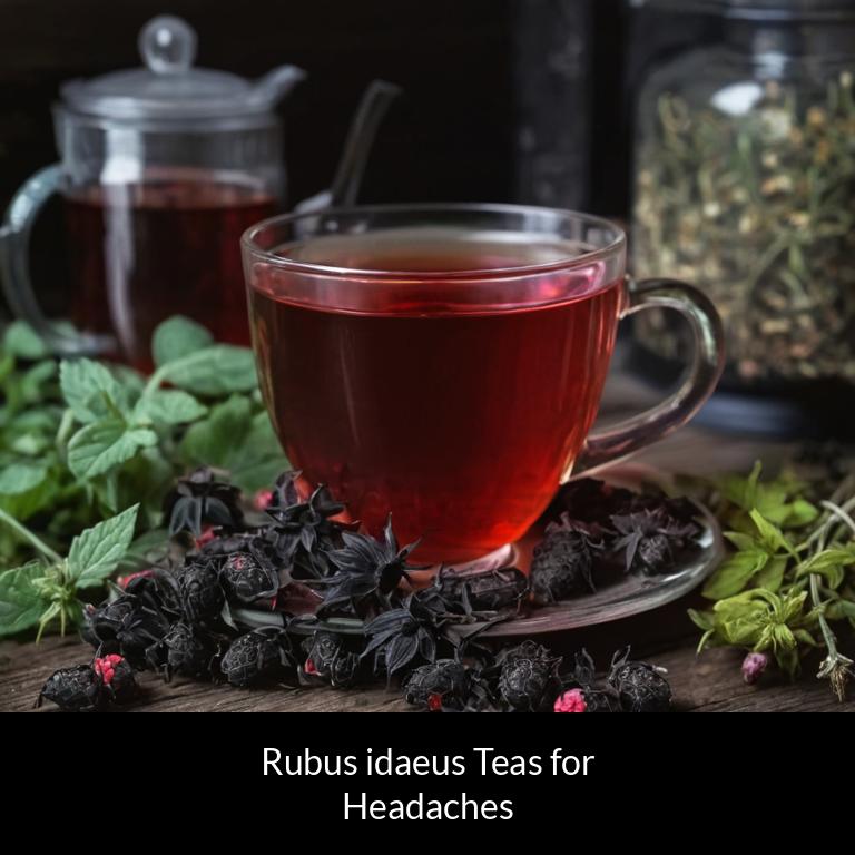 herbal teas for headache rubus idaeus herbs