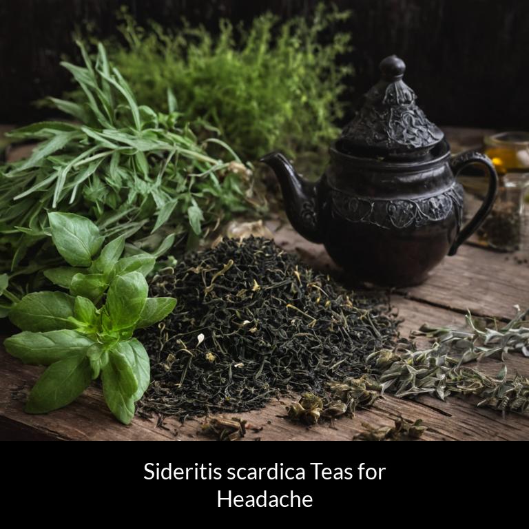 herbal teas for headache sideritis scardica herbs