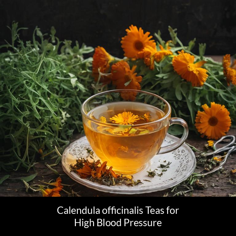 herbal teas for high blood pressure calendula officinalis herbs