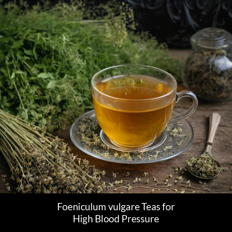 herbal teas for high blood pressure foeniculum vulgare herbs