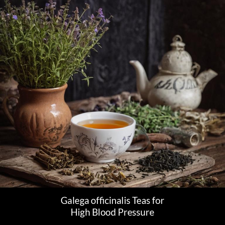 herbal teas for high blood pressure galega officinalis herbs