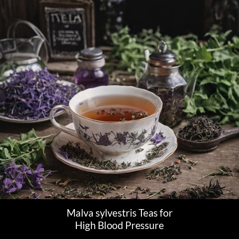 herbal teas for high blood pressure malva sylvestris herbs
