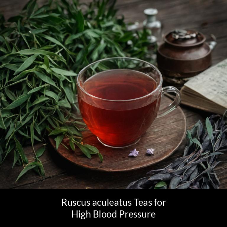 herbal teas for high blood pressure ruscus aculeatus herbs