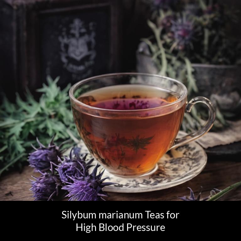 herbal teas for high blood pressure silybum marianum herbs