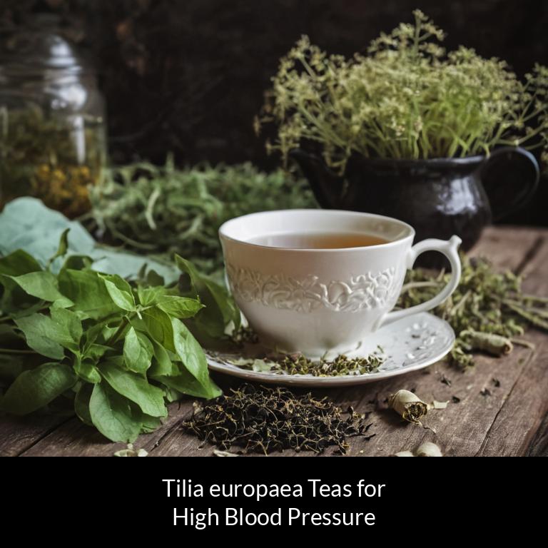 herbal teas for high blood pressure tilia europaea herbs