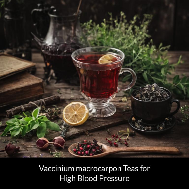 herbal teas for high blood pressure vaccinium macrocarpon herbs