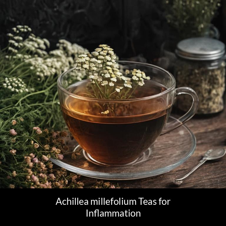 herbal teas for inflammation achillea millefolium herbs