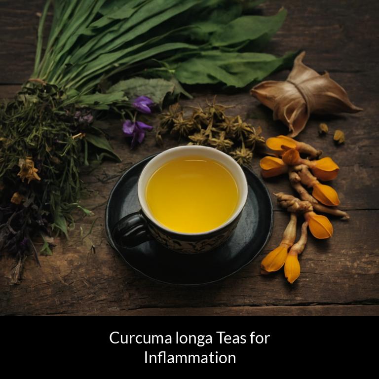 herbal teas for inflammation curcuma longa herbs