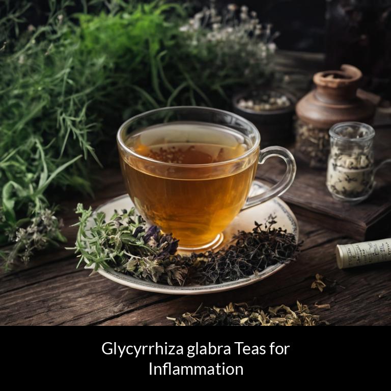herbal teas for inflammation glycyrrhiza glabra herbs