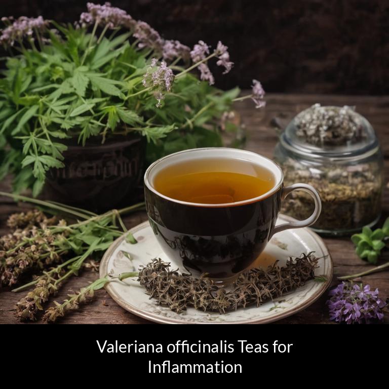 herbal teas for inflammation valeriana officinalis herbs