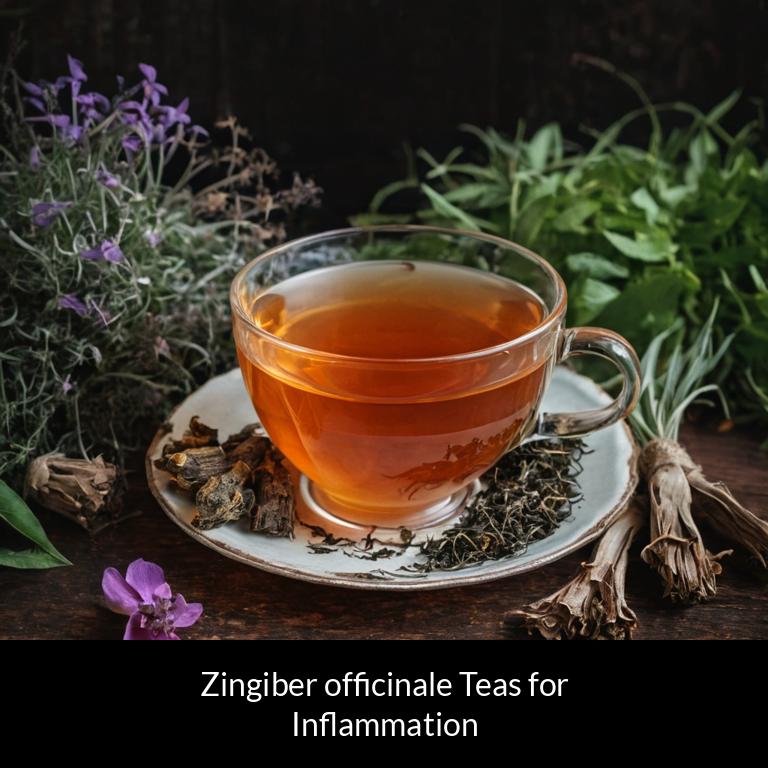herbal teas for inflammation zingiber officinale herbs