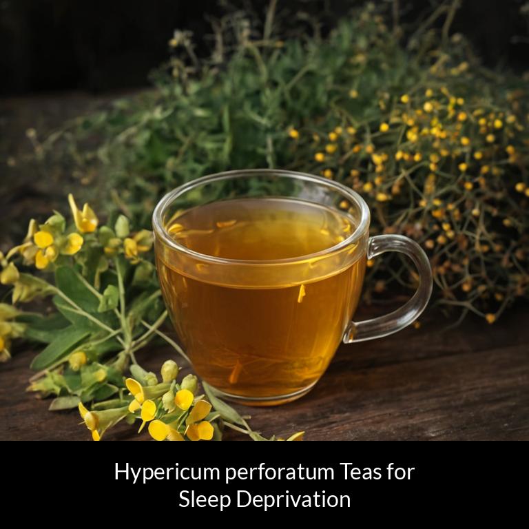 herbal teas for sleep deprivation hypericum perforatum herbs