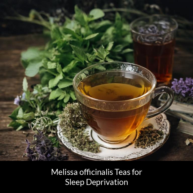 herbal teas for sleep deprivation melissa officinalis herbs