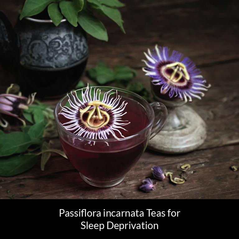 herbal teas for sleep deprivation passiflora incarnata herbs