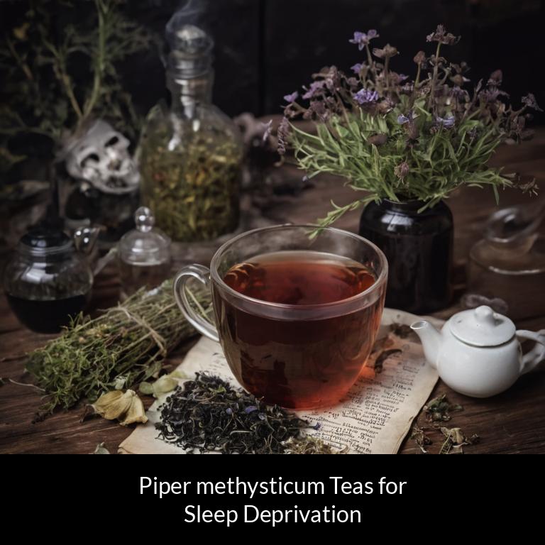 herbal teas for sleep deprivation piper methysticum herbs