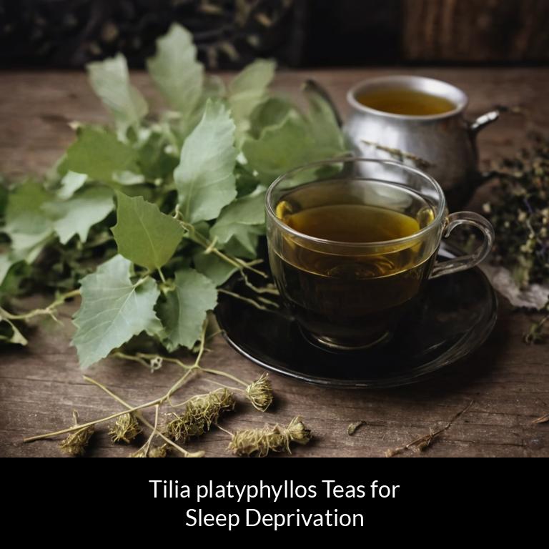 herbal teas for sleep deprivation tilia platyphyllos herbs