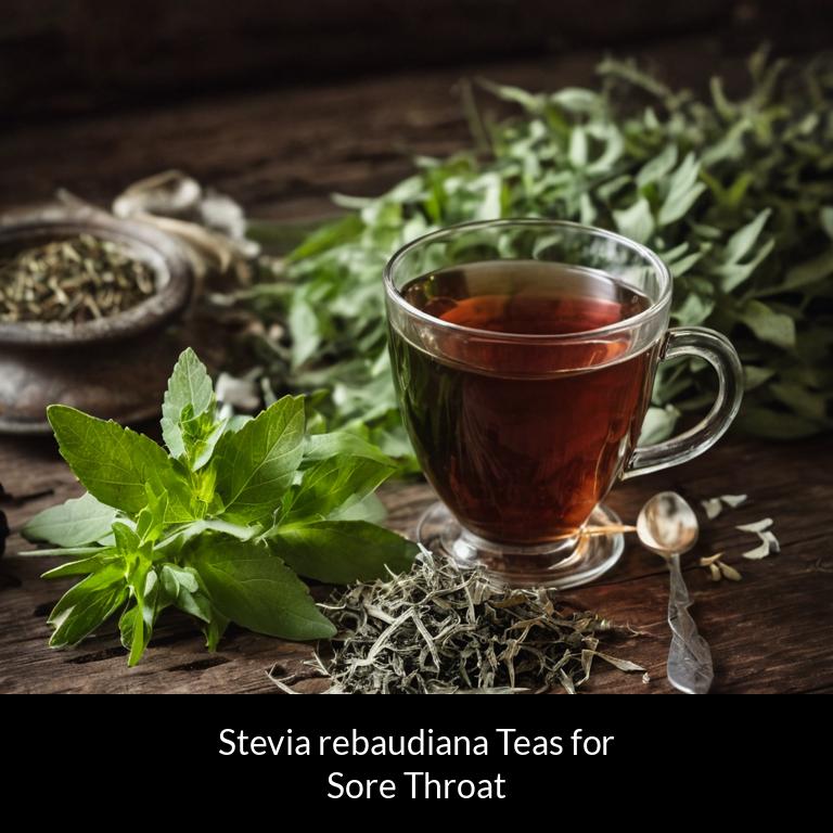 herbal teas for sore throat stevia rebaudiana herbs