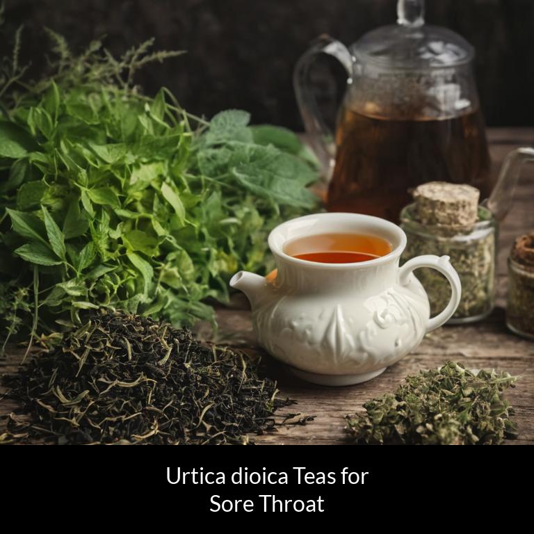herbal teas for sore throat urtica dioica herbs