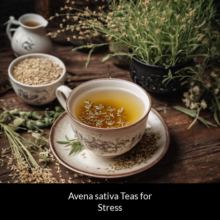 herbal teas for stress avena sativa herbs