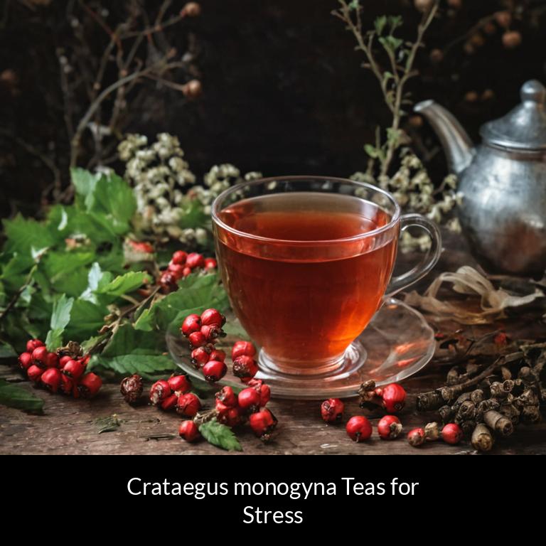 herbal teas for stress crataegus monogyna herbs