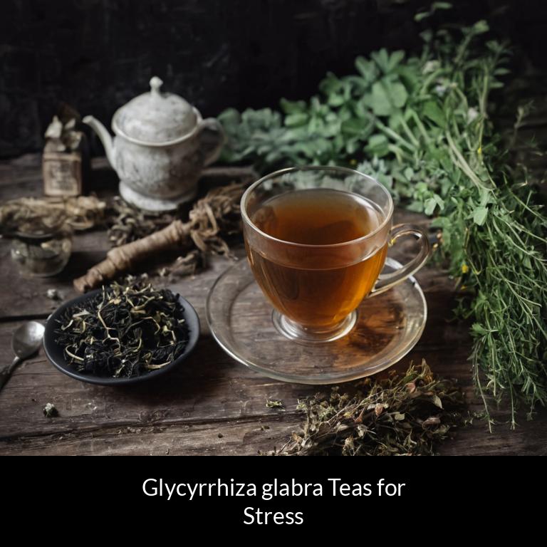 herbal teas for stress glycyrrhiza glabra herbs
