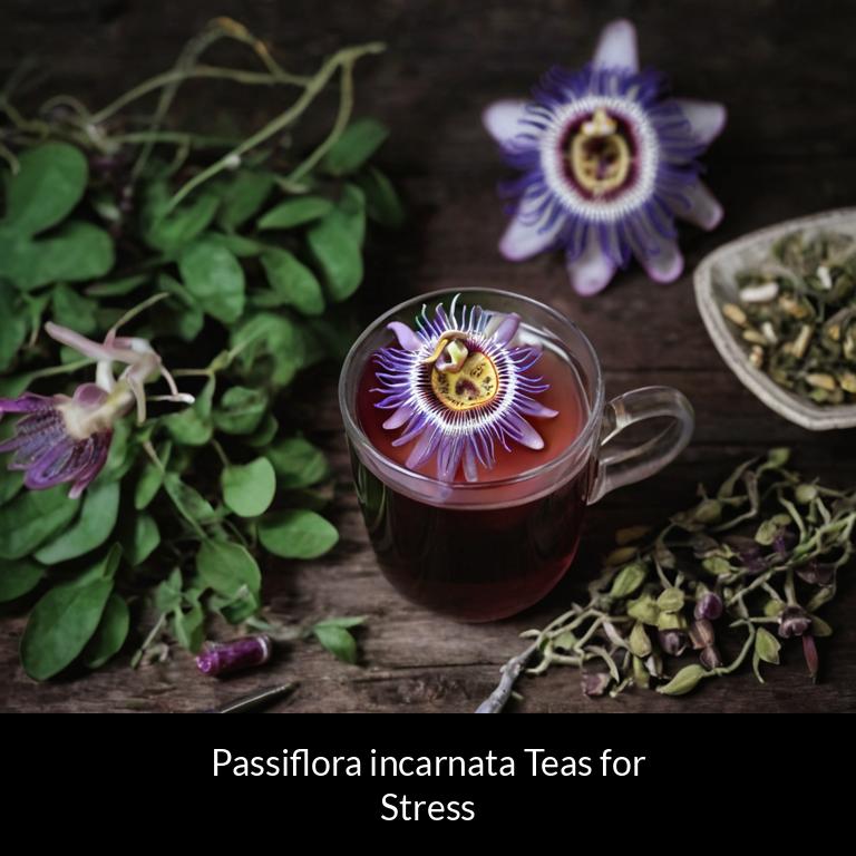 herbal teas for stress passiflora incarnata herbs