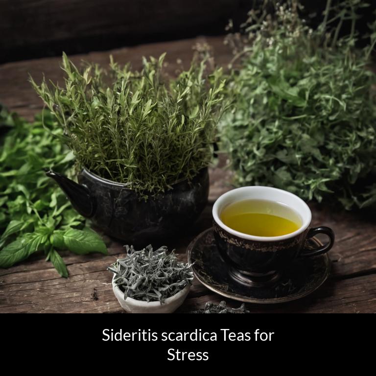 herbal teas for stress sideritis scardica herbs
