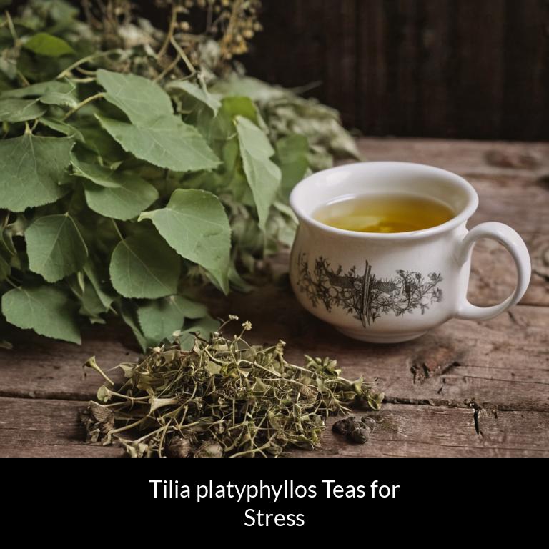 herbal teas for stress tilia platyphyllos herbs