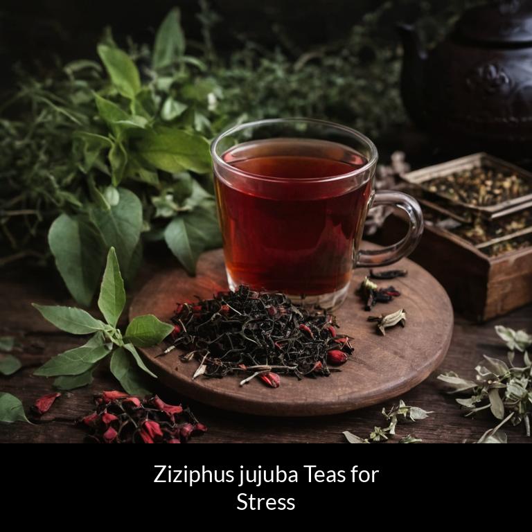 herbal teas for stress ziziphus jujuba herbs