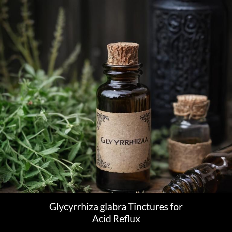herbal tinctures for acid reflux glycyrrhiza glabra herbs