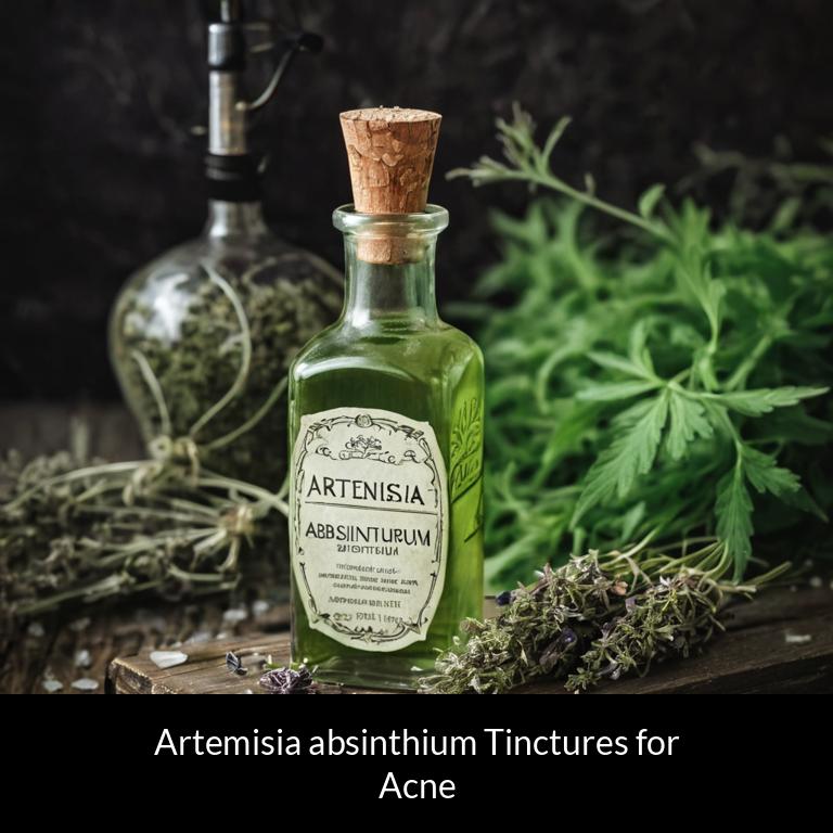 herbal tinctures for acne artemisia absinthium herbs