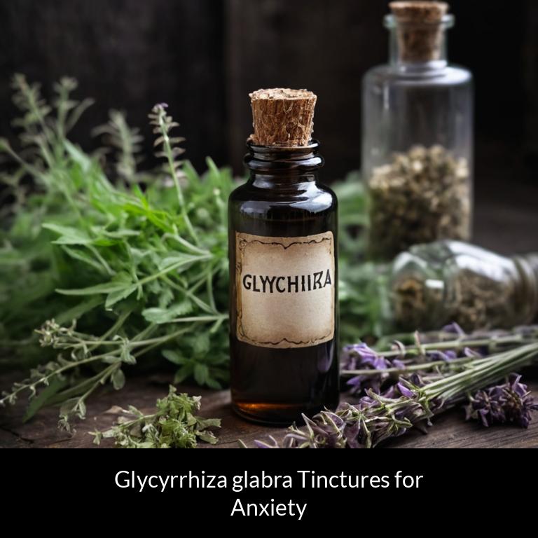 herbal tinctures for anxiety glycyrrhiza glabra herbs