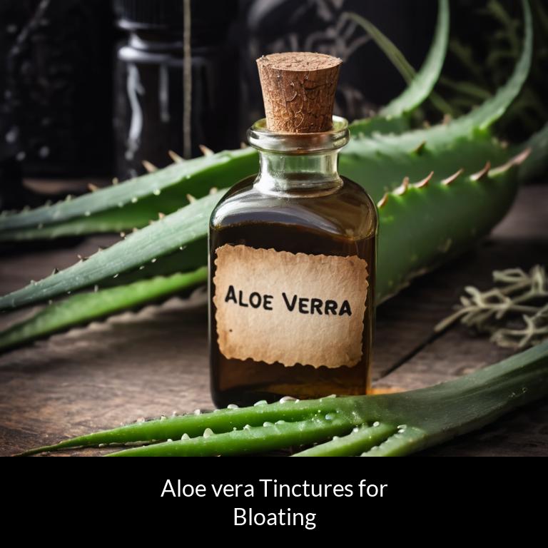herbal tinctures for bloating aloe vera herbs