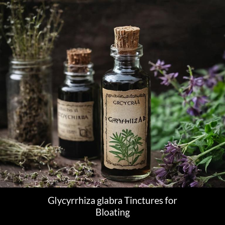 herbal tinctures for bloating glycyrrhiza glabra herbs