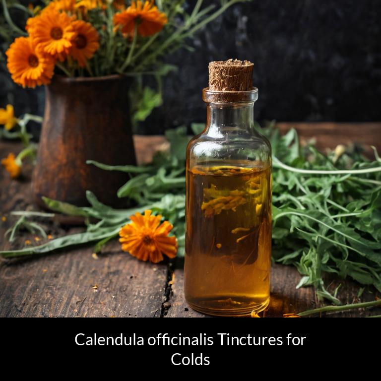 herbal tinctures for colds calendula officinalis herbs