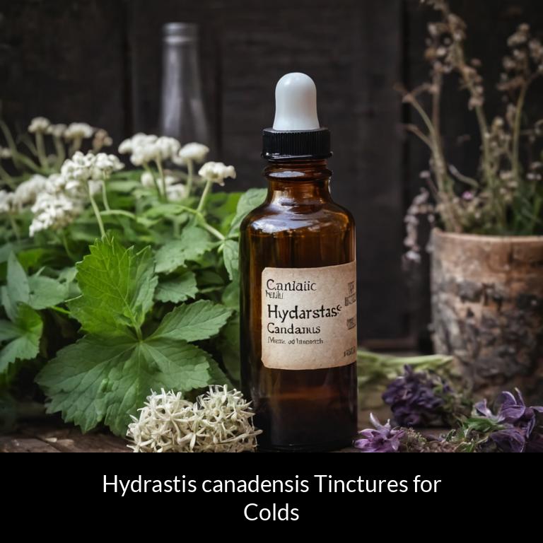 herbal tinctures for colds hydrastis canadensis herbs