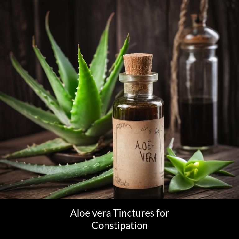 herbal tinctures for constipation aloe vera herbs