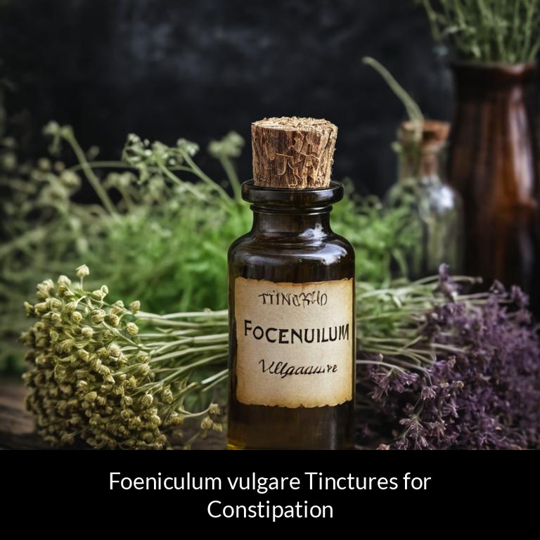 herbal tinctures for constipation foeniculum vulgare herbs