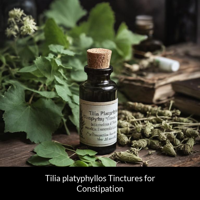 herbal tinctures for constipation tilia platyphyllos herbs