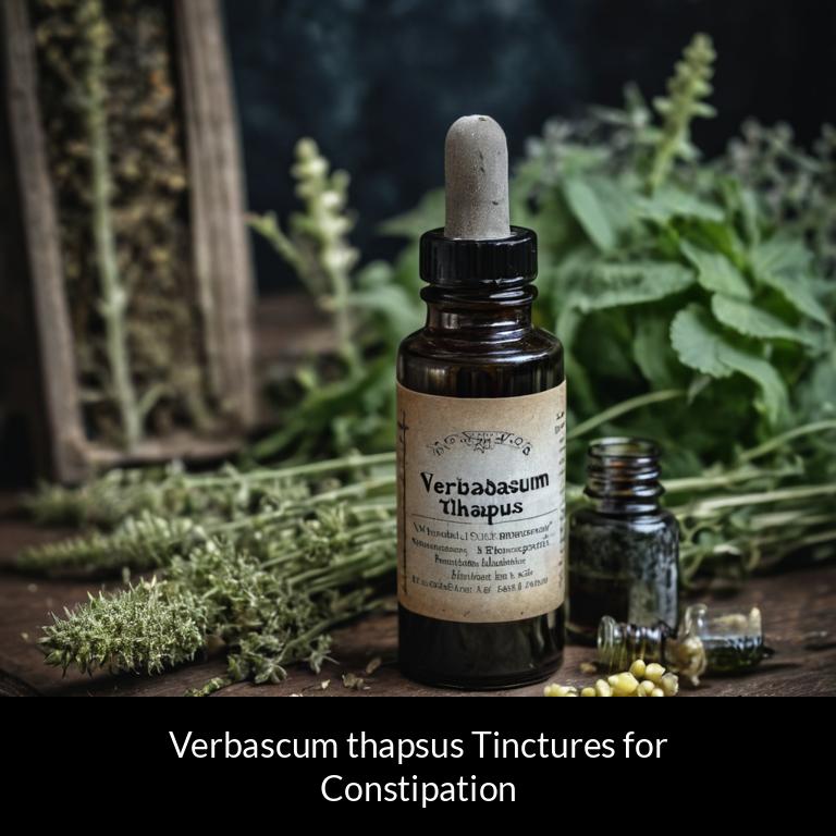 herbal tinctures for constipation verbascum thapsus herbs