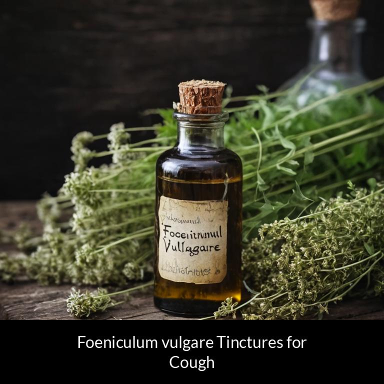 herbal tinctures for cough foeniculum vulgare herbs