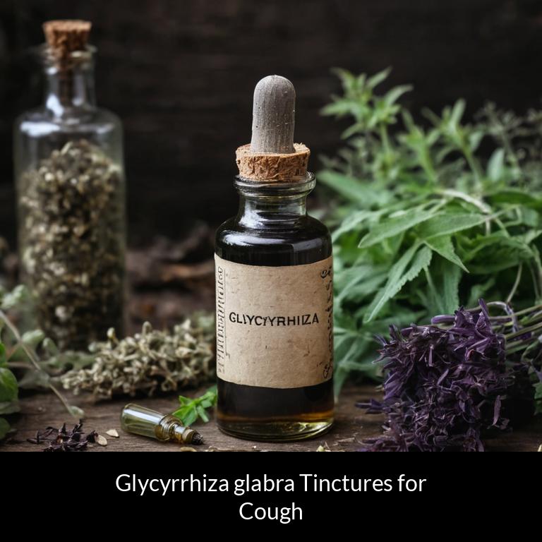 herbal tinctures for cough glycyrrhiza glabra herbs