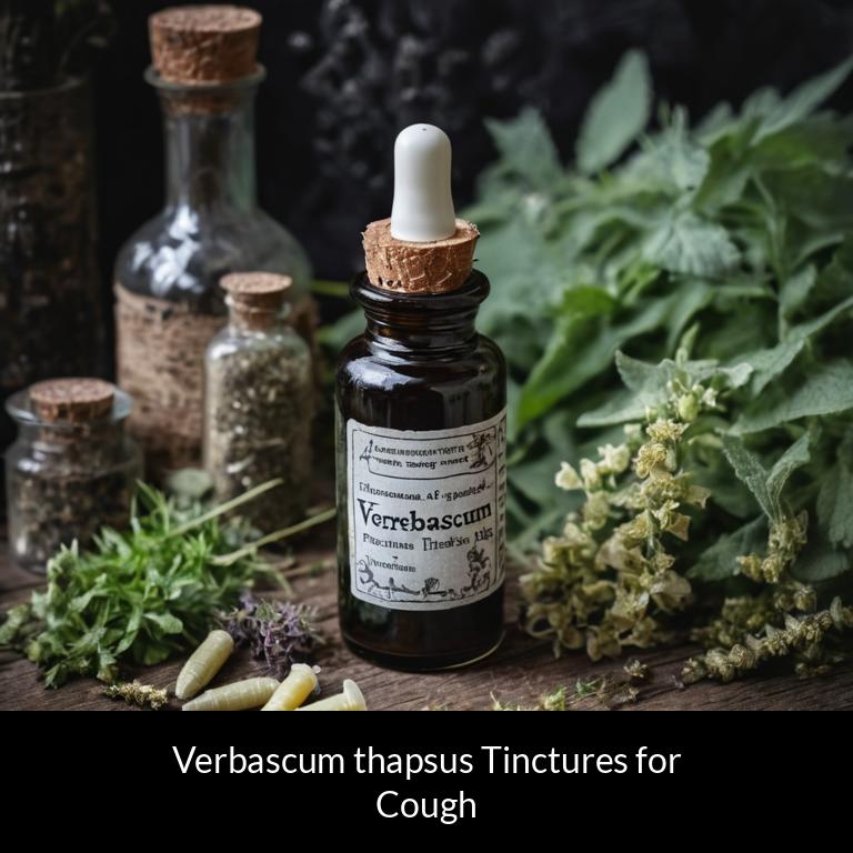 herbal tinctures for cough verbascum thapsus herbs