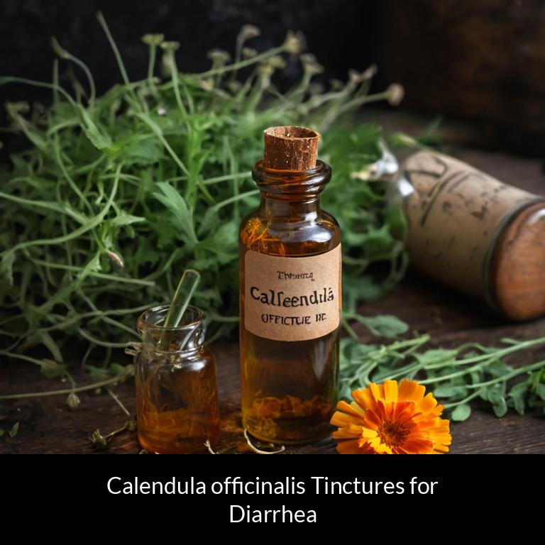herbal tinctures for diarrhea calendula officinalis herbs
