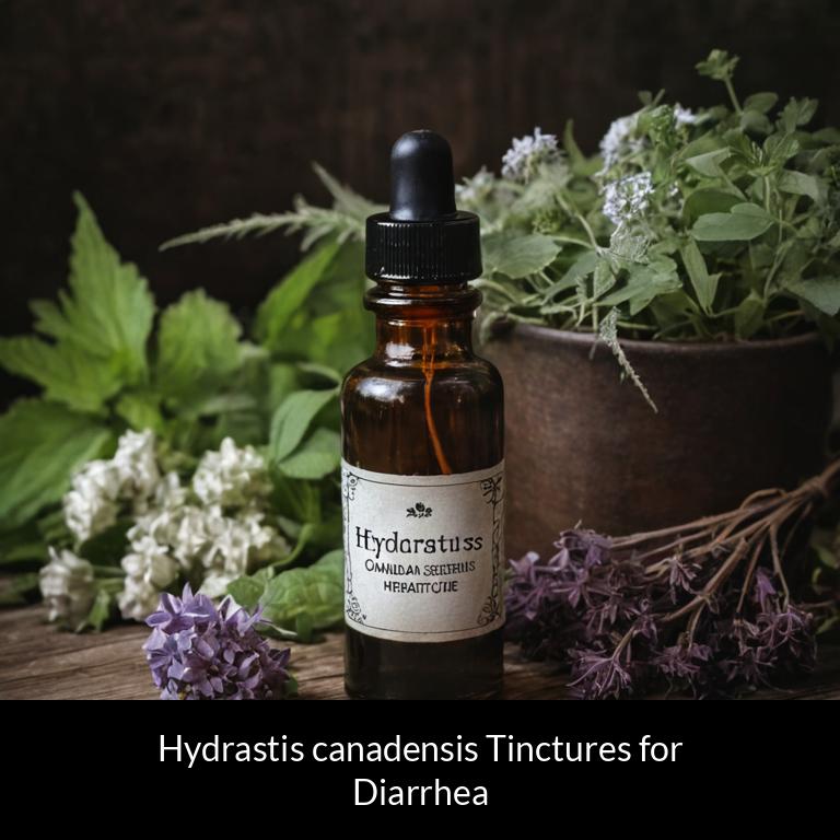 herbal tinctures for diarrhea hydrastis canadensis herbs