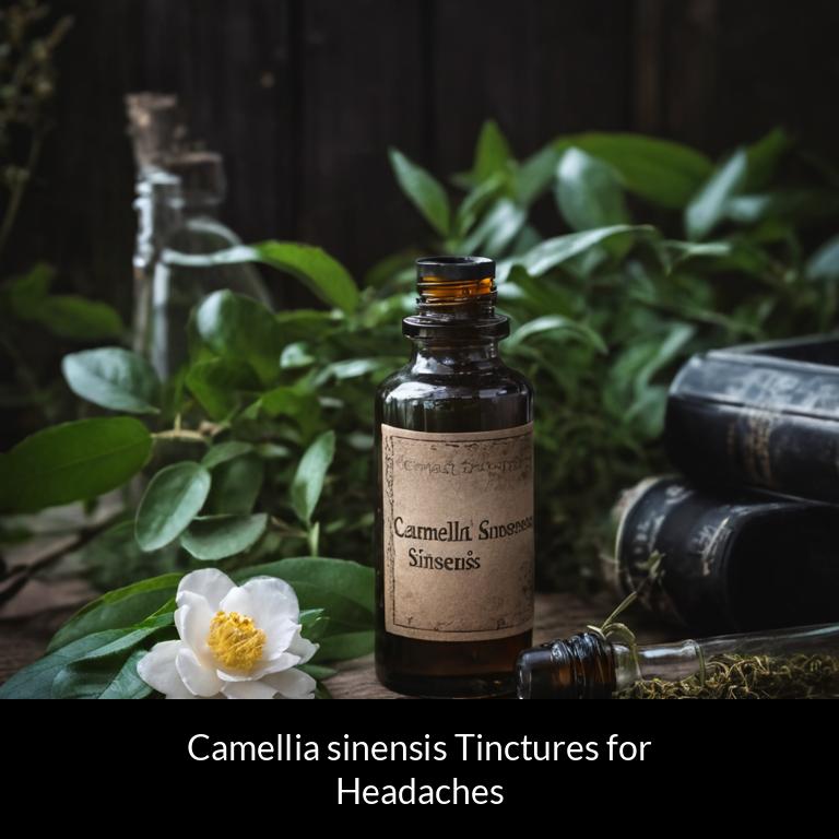 herbal tinctures for headache camellia sinensis herbs